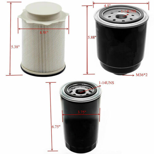 Air Oil & Fuel Filter Kit Replacement For Diesel DODGE RAM 2500 3500 6.7L - Picture 7 of 9