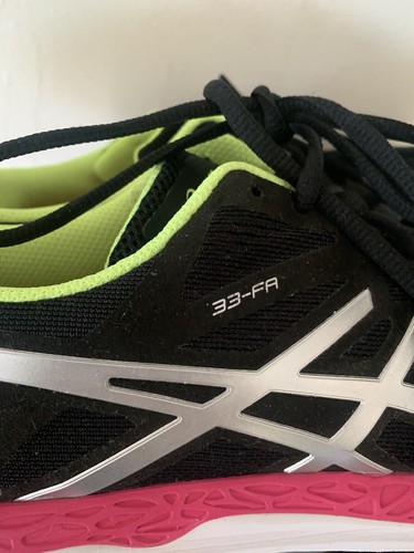 ASICS 33-FA Trainers,women’s 10uk/12us,black And Pink,pre-owned - Picture 7 of 8