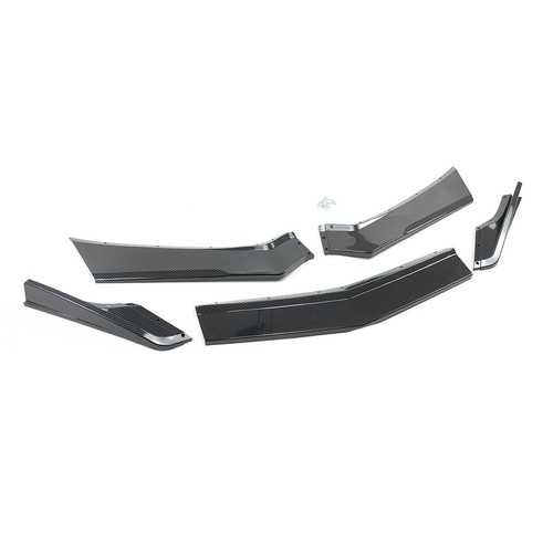For Chevy Corvette C8 2020-2025 5VM Style Carbon Fiber Front Bumper Lip Spoiler - Picture 6 of 13