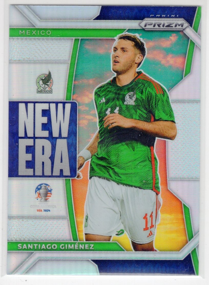 2024 Panini Prizm Copa America New Era 11 Santiago Gimenez Silver Prizm