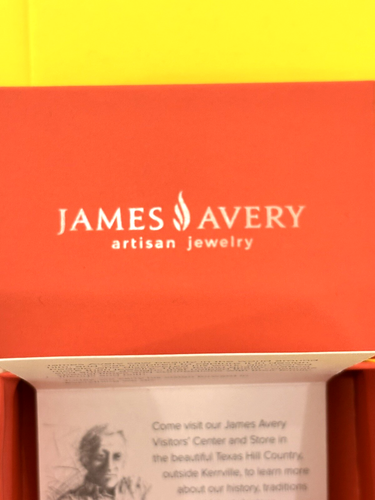 Sterling Silver - JAMES AVERY Hammered Stacked 3 Bands Ring Size 10 - 2.4g Boxed - Picture 7 of 11