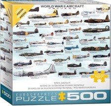 Eurographics Puzzle WWII Aircraft 8500-0075 500 Pieces New NIB