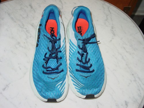Hoka One One Rincon 1102874 IBWB White/Imperial Blue Running Shoes! Size 10.5 - Picture 6 of 18