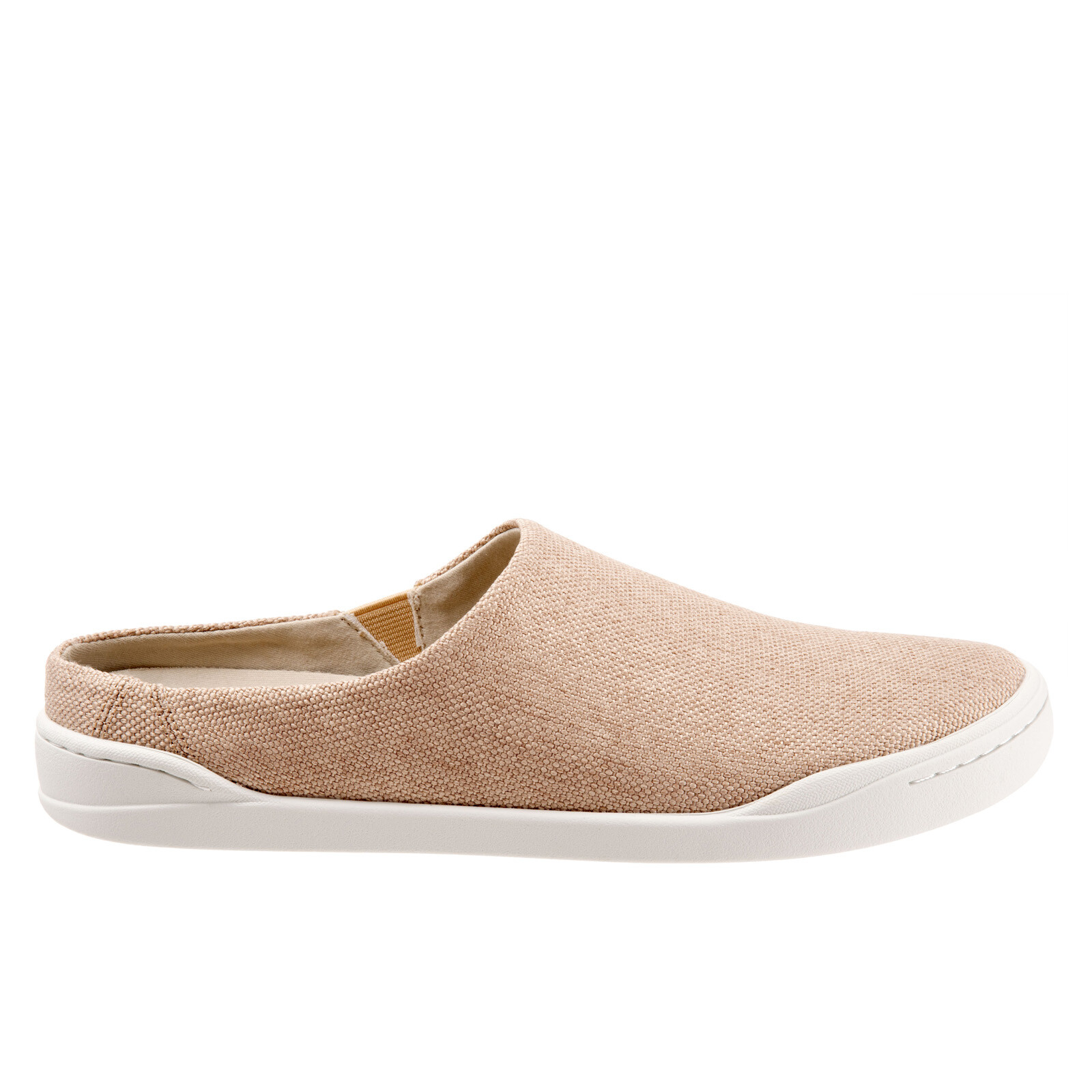 Женские бежевые парусиновые босоножки-сабо Softwalk Auburn S2151-279 без застежки