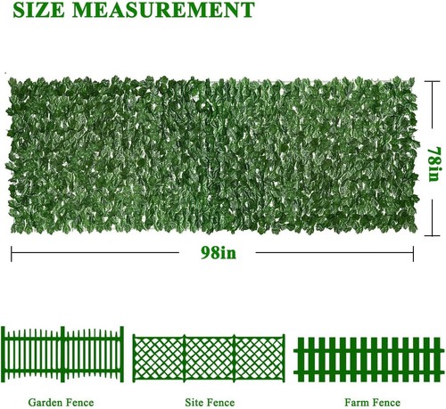 iCover Artificial Ivy Privacy Screen for Fence,Green Maple Leafs for Garden - Picture 15 of 15