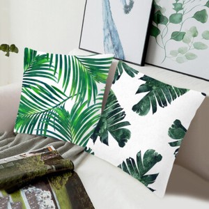 Decorative Pillow Covers Oreillers cas Sofa Throw plante Imprimé Coussin Fashion