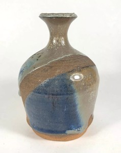 Mid-Century-Vintage-California-Studio-Ceramic-Pottery-Weedpot-Vase-Vessel