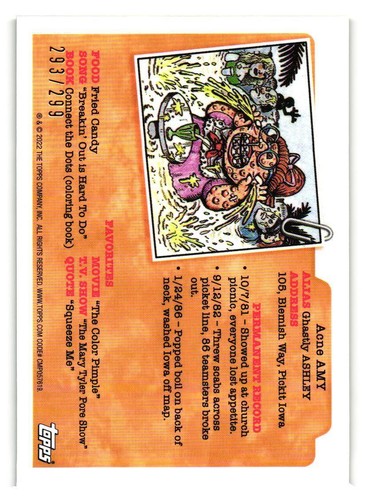2022 GARBAGE PAIL KIDS CHROME 5TH SERIES GREEN WAVE PICK YOUR CARD 167-206A/B - Picture 108 of 152