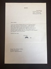 Golf Hole-in-One - Rare original Letter Signed by President Dwight D. Eisenhower