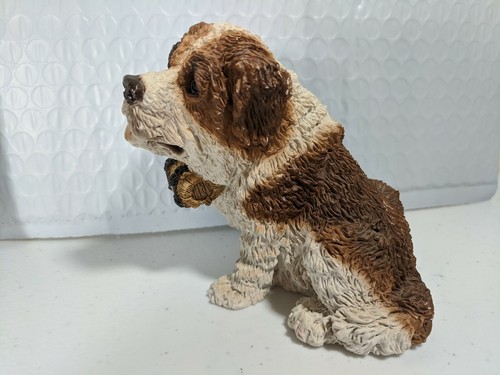 Vintage Saint Bernard /1957 Hand Painted Clay Figure / Miller UOC? - Picture 6 of 10