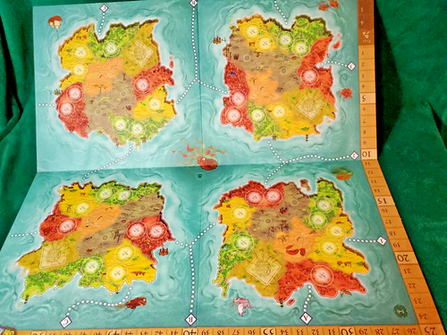 Heroes of Land Air & Sea Gameboard Map | Foldable | Original Print | Double Side - Picture 2 of 3