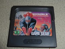 SEGA GAMEGEAR VIDEO GAME SHINOBI II THE SILENT FURY CARTRIDGE ONLY GEAR