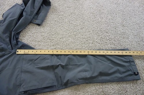 Pantalone Kuhl Uomo 33x30 Grigio Guida Silenziatore Orlo Regolabile Tasca Cargo Esterno - Foto 7 di 8