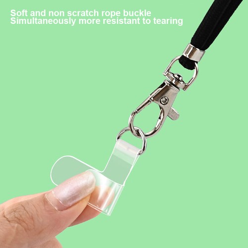Tpu Mobile Phone Case Crossbody Lanyard Transparent Patch Anti-Lost Fixed Fil Wa - 第 8/16 張圖片