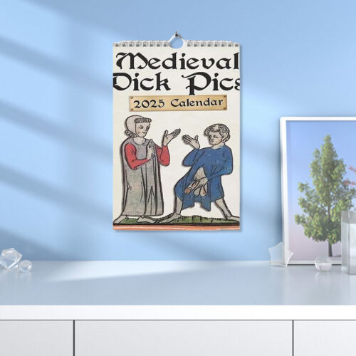 Medieval Pics 2025 Calendar Prank Medieval Wall Calendar Funny Wall Art Calendar - Bild 11 von 12