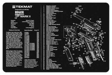 TEKMAT ARMOURER CLEANING MAT for use with RUGER Mk II Target Pistol