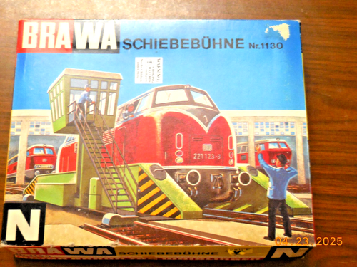 N SCALE: BRAWA SCHIEBEBUHNE TRANSFER TABLE KIT - PRE-OWNED (MHS)
