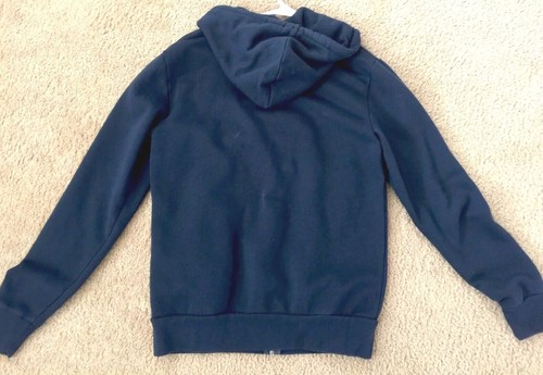 JUNIORS ZIP UP HOODIE SWEAT SHIRT-OLD NAVY, NAVY BLUE -SIZE S P - Picture 4 of 4