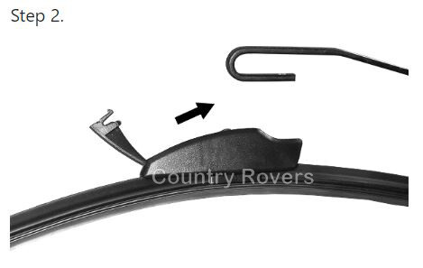 LAND ROVER DISCOVERY 3 & 4 FRONT WIPER BLADES - FRONT WINDSCREEN - LR018368 - Picture 4 of 7