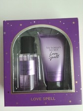 Victoria's Secret Love Spell 2.5 oz Women's Body Mist & Lotion Fragrance Set 