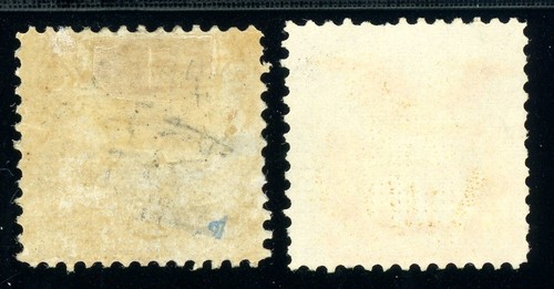 Scott 114 OG MHR, 116 NG FVF US 1869 Pictorial SCV $975 - Picture 2 of 2