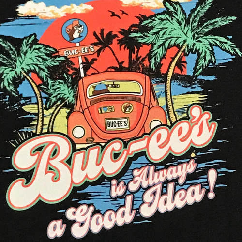 Buc-ees T-Shirt Adult Extra Large Black Front & Back Graphic Brand New w Tag - Picture 9 of 9