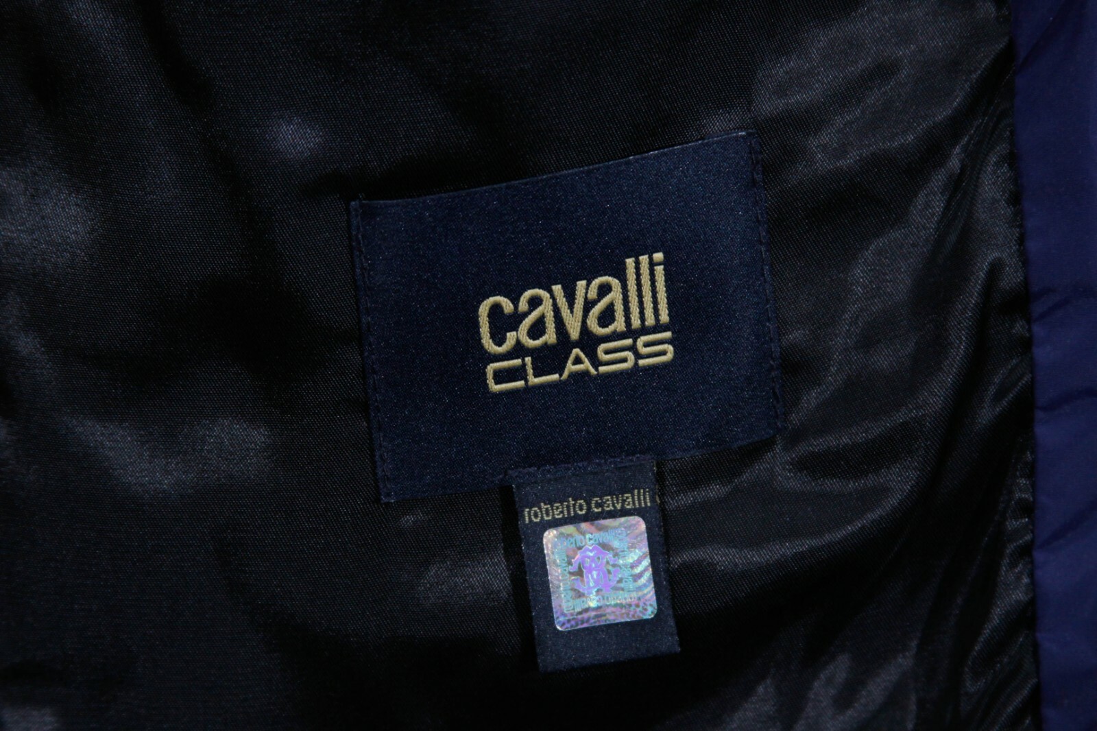 Authentic Men's Cavalli Class By  Roberto Cavalli nylon coat   L image 7