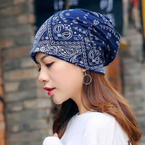 Women Beanie hat turban hat Headband Bright Accessories floral Head Wrap - Picture 3 of 24