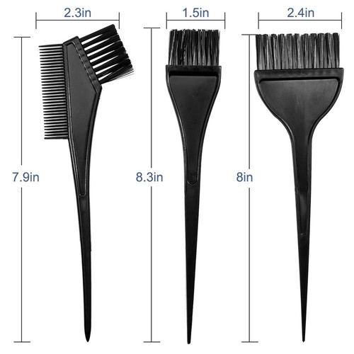 Haarfärbemittel Farbpinsel & Schüssel Set, 4 Stück Mischwerkzeuge zum Färben, Färbeset - Bild 6 von 6