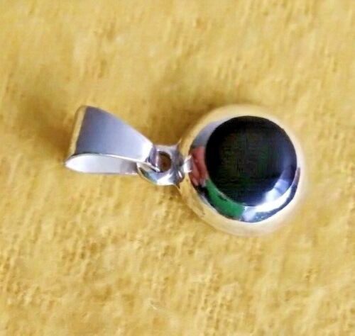 Colgante peruano en plata 950 con piedra de ónix - Imagen 8 de 12