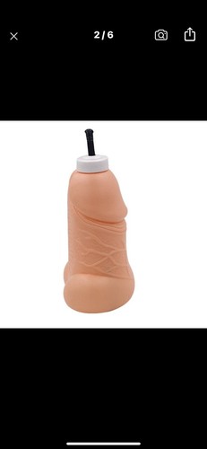 6 x Lustige Willy Pecker Trinkbecher Flasche mit Strohhalm Erwachsene Penis Junggesellinnenabschied Gag Geschenk - Bild 7 von 7