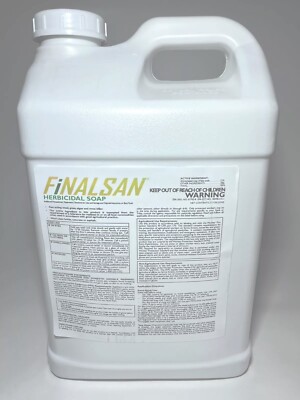 Finalsan Organic Herbicide Weed Killer 2.5 Gallon Ammoniated Soap of Fatty Acid