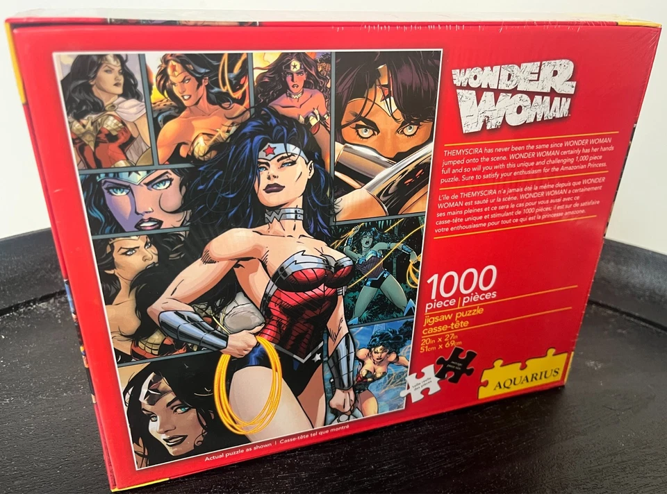 Wonder Woman Jigsaw Puzzle Classic Comic Art Modern Collage 1000 DC Comics - image 3 of 4