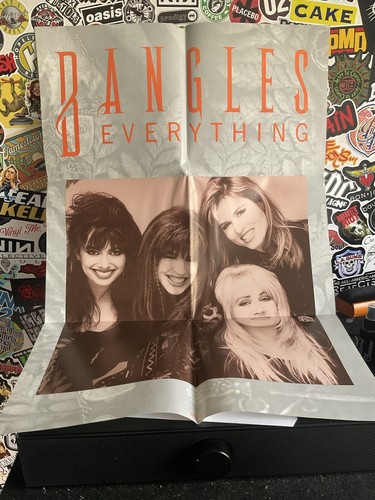 BANGLES Everything VG++ VINYL W/HYPE STICKERS & POSTER RARE UK PRESS - Picture 3 of 3