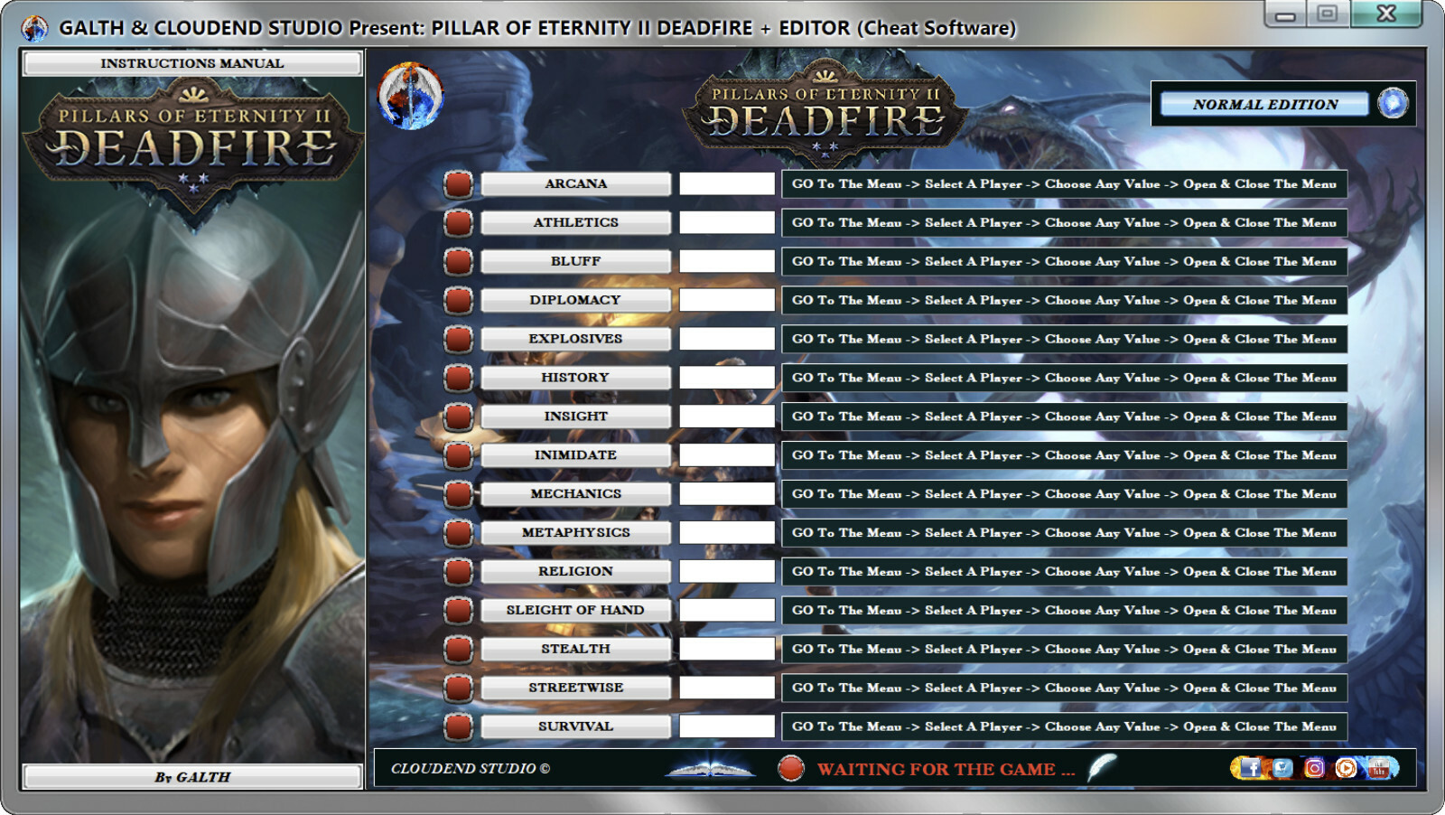PILLARS OF ETERNITY II DEADFIRE CHEATS TRAINER MODS TRICKS CODES SOFTWARE CHEAT eBay