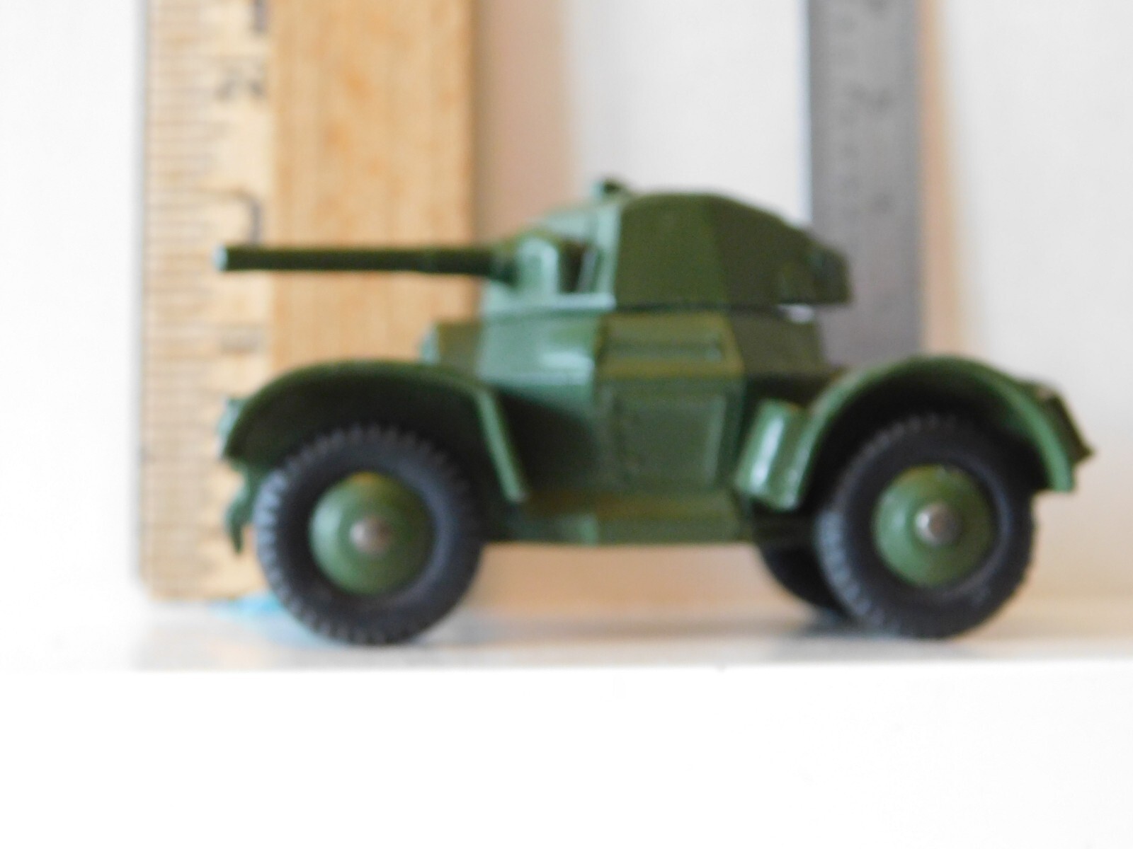 Old DINKY TOYS 1950s Metal, British Army, Armoured Car, Complete 670