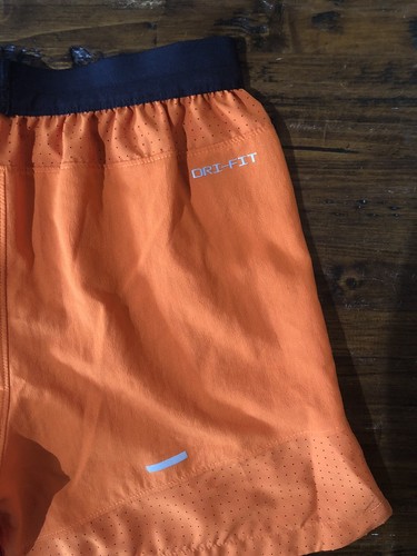 Kids Nike Dri-Fit Training Shorts Size M Orange FB1294-893 - Picture 7 of 8