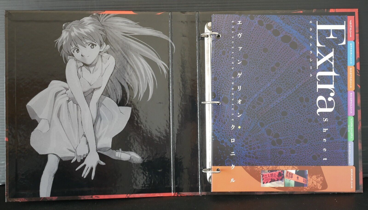 JAPAN Evangelion Chronicle Magazine Storage Binder 
