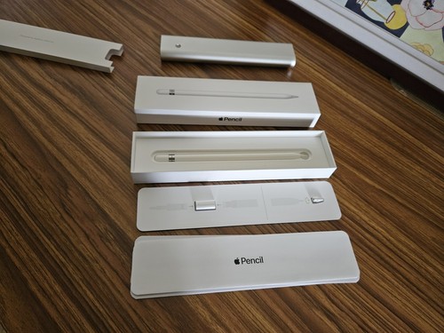 Apple Pencil (1st Gen) Stylus for Apple iPad - White (MK0C2AM/A) With C ase - Picture 2 of 9