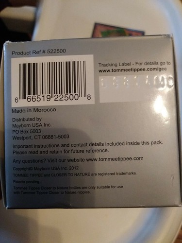 Tommee Tippee Closer to Nature Bottle Unisex 9 oz 522500 Slow Flow +1 used bottl - Picture 7 of 9