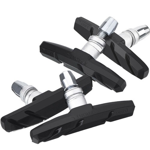 2x Bicycle Brake Pads Bicycle Braking V-Brake Holder Shoes Rubber Blocks Durable - Picture 4 of 5