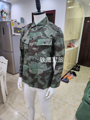 SIZE L WWII GERMAN ELITE FIELD M43 SPLINTER CAMO CAMOUFLAGE