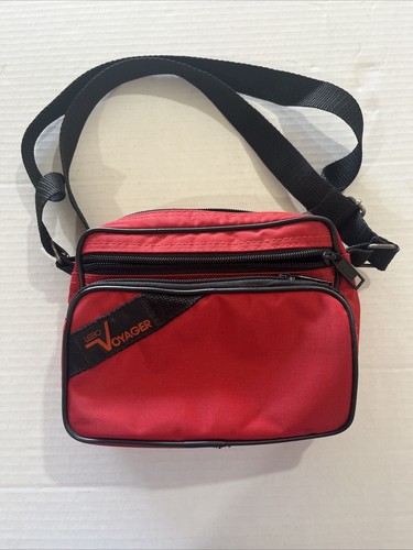 LEBO Voyager Action Pak Camera Carry Case / Bag Red Vintage Pockets