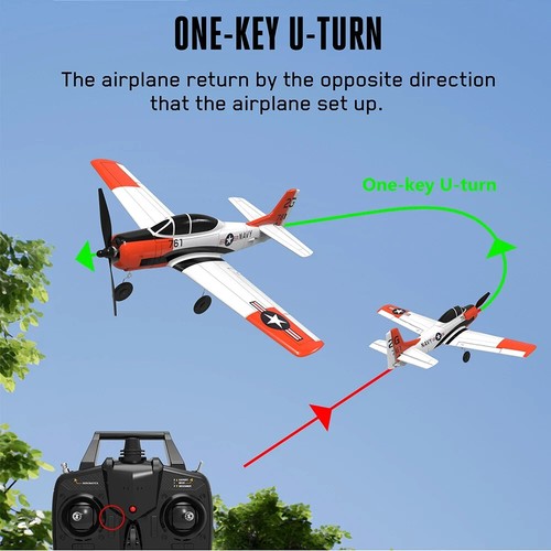 Eachine Mini T-28 Trojan 761-9 EPP 400mm Wingspan 2.4G 6-Axis Gyro RC Airplane - Picture 14 of 22