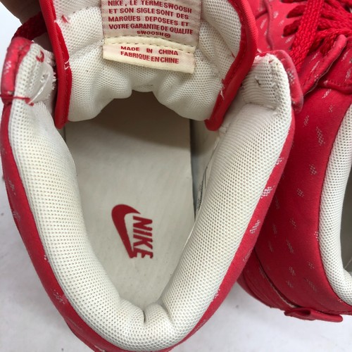 Nike Dunk Sky Hi Hidden Wedge Lace Up Women’s Size 8.5 Sneaker Shoe Hyper Red - Picture 9 of 10