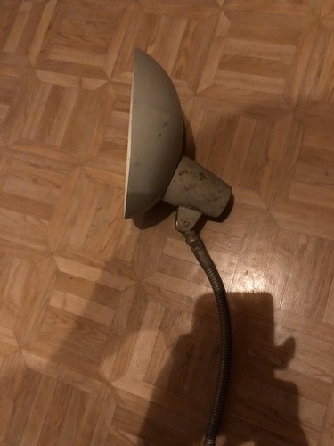 alte Schreibtischlampe Gelenklampe Industrielampe Loft Werkstattlampe - Bild 10 von 11
