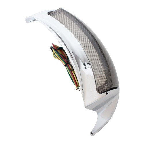 Chrome LED Rear Fender Tip Brake Light For Harley Touring Electra Glide 2009-16 - Picture 14 of 19