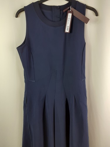 HIGH TECH EVERYDAY COUTURE Abito Damenkleid mit Taschen, marineblau Größe 14 - Bild 3 von 5