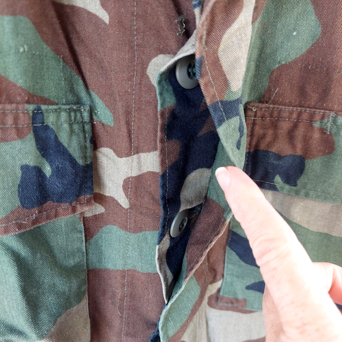 Chaqueta de Campo Vintage Ejército de los Estados Unidos Bosque Camuflaje Talla Pequeña-Regular - Imagen 5 de 10