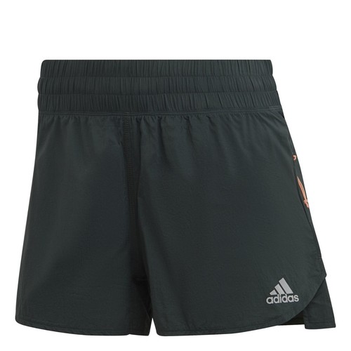 adidas Womens X-City Shorts - Green / Large 4" - Picture 6 of 6